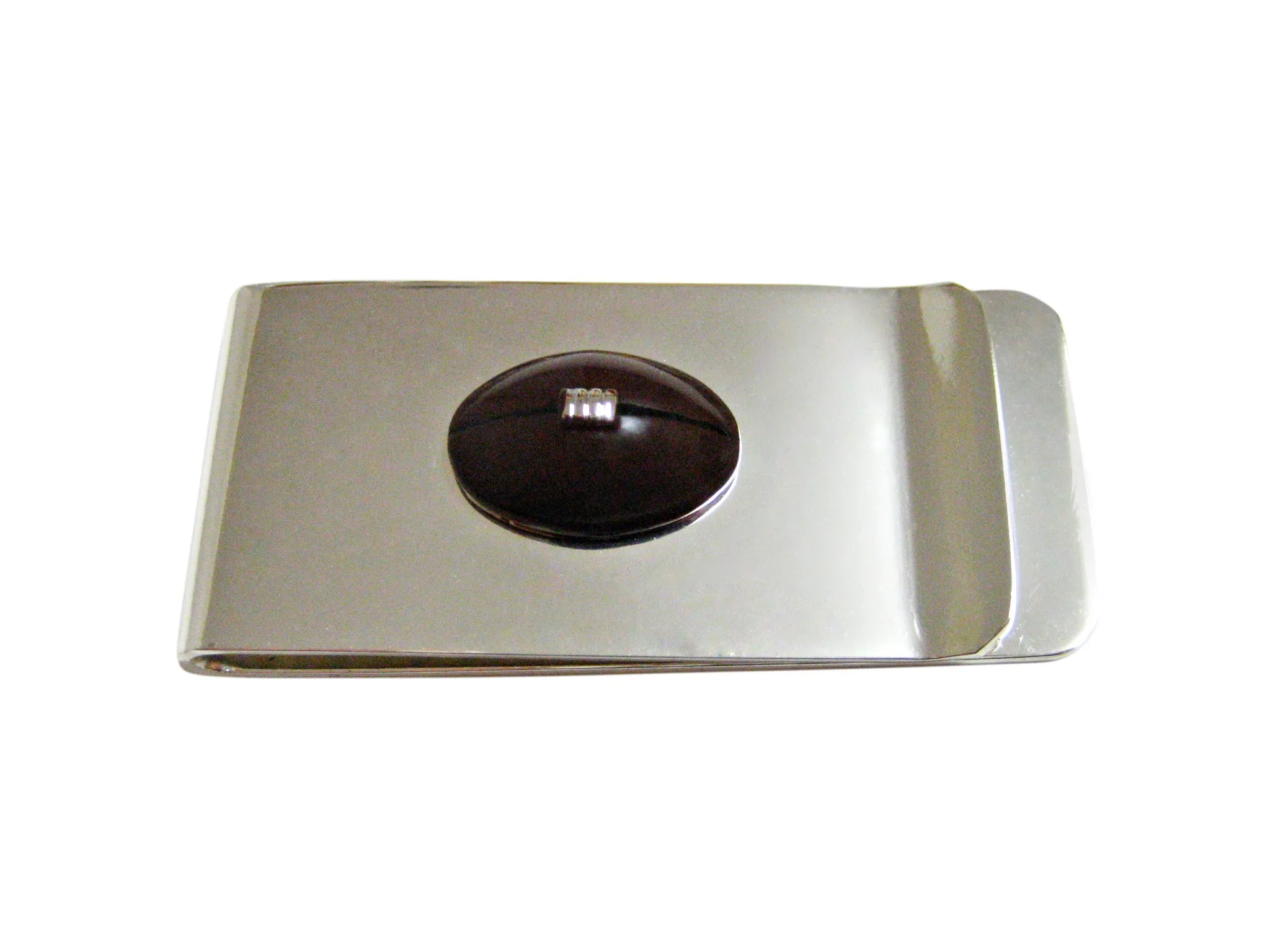 Brown Football Sports Money Clip