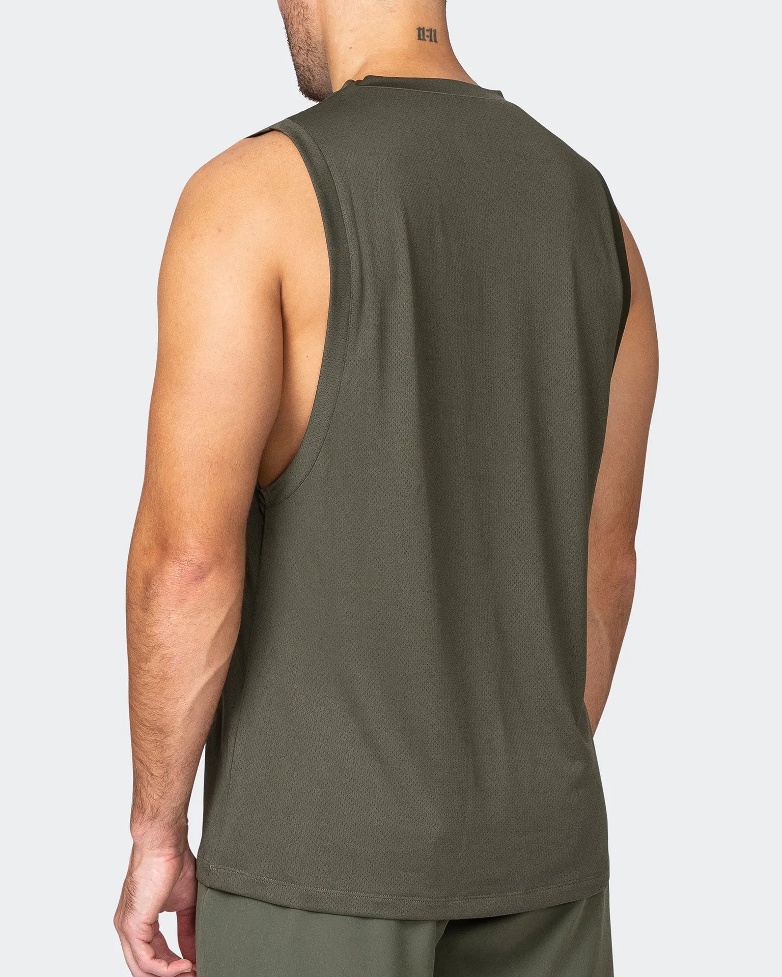 Burly Training Tank - Dark Khaki