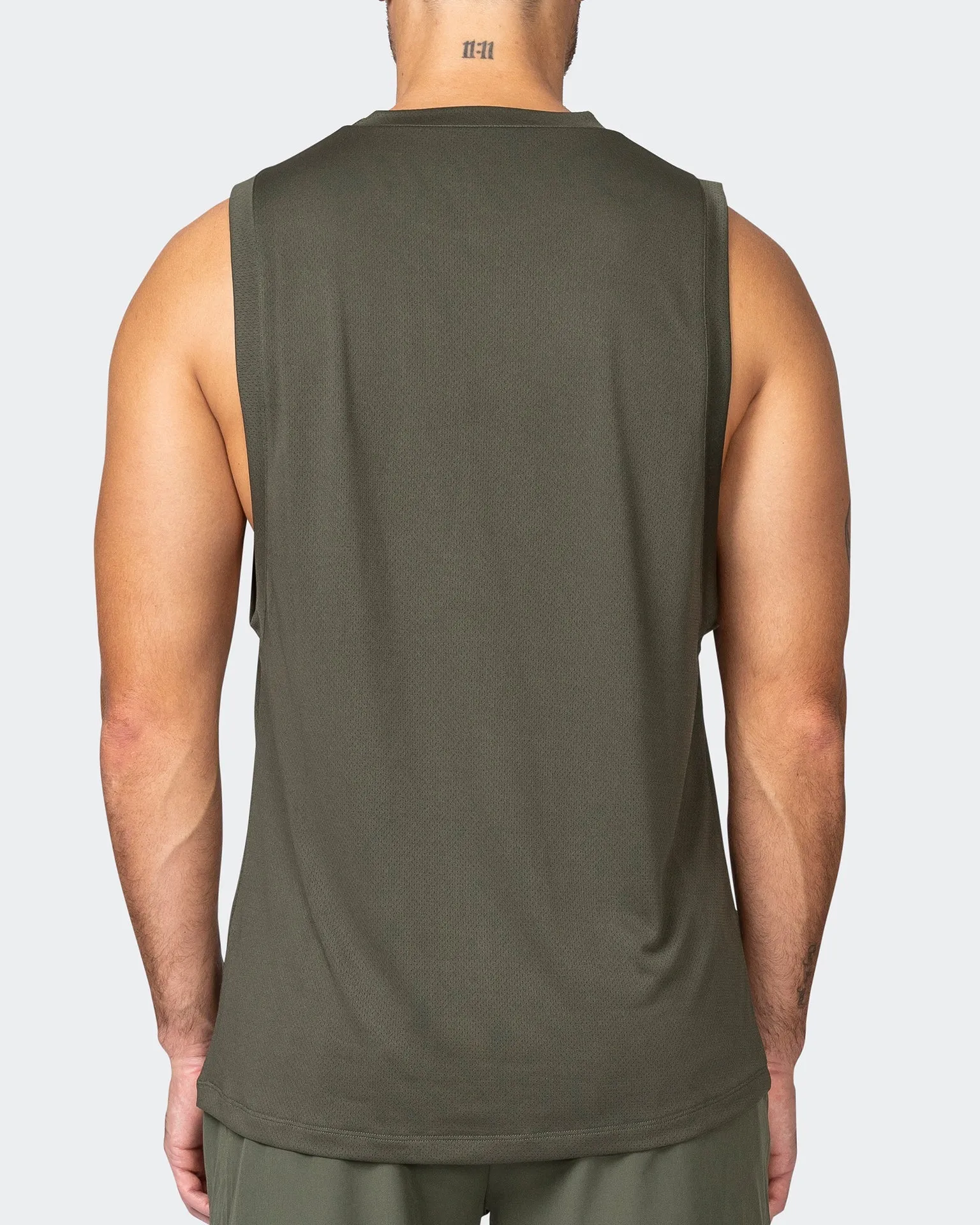 Burly Training Tank - Dark Khaki