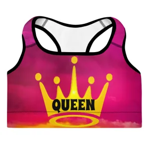 Burst of Pink Padded Sports Bra