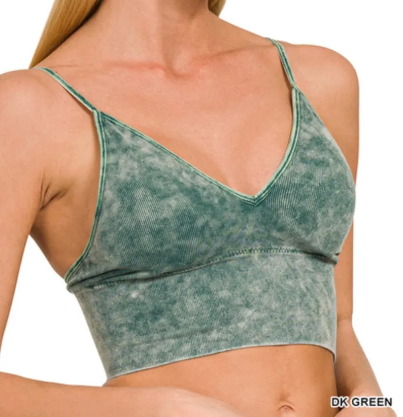 Camila Built-In Bra Tank - Zenana Ribbed Spaghetti Strap Top