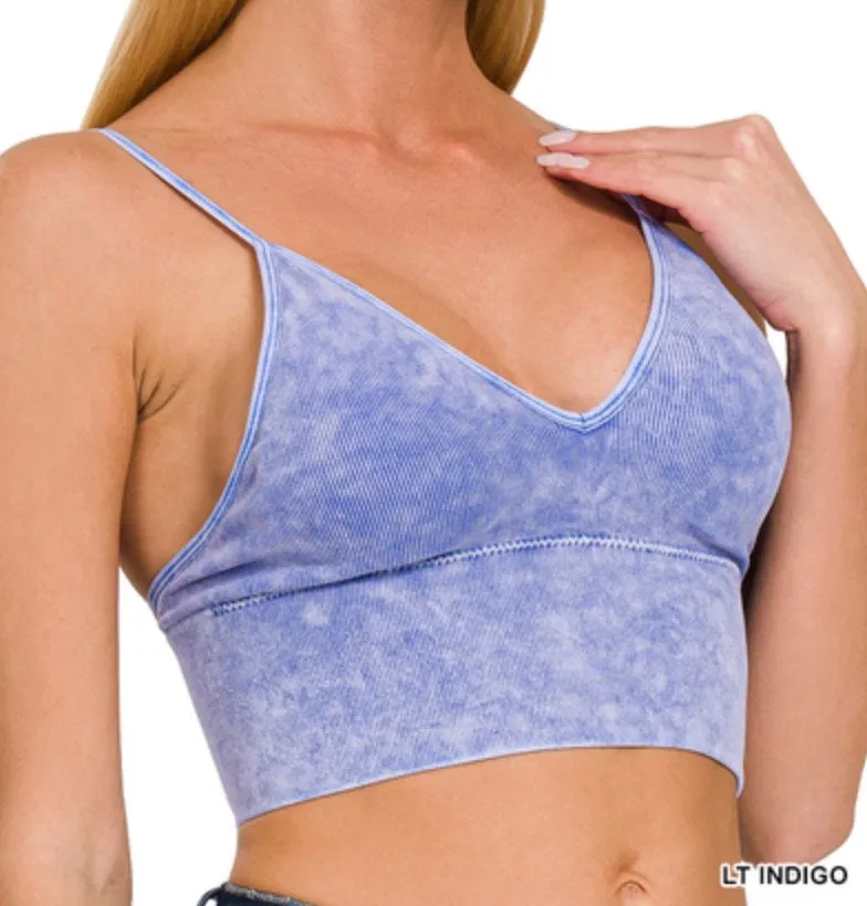 Camila Built-In Bra Tank - Zenana Ribbed Spaghetti Strap Top