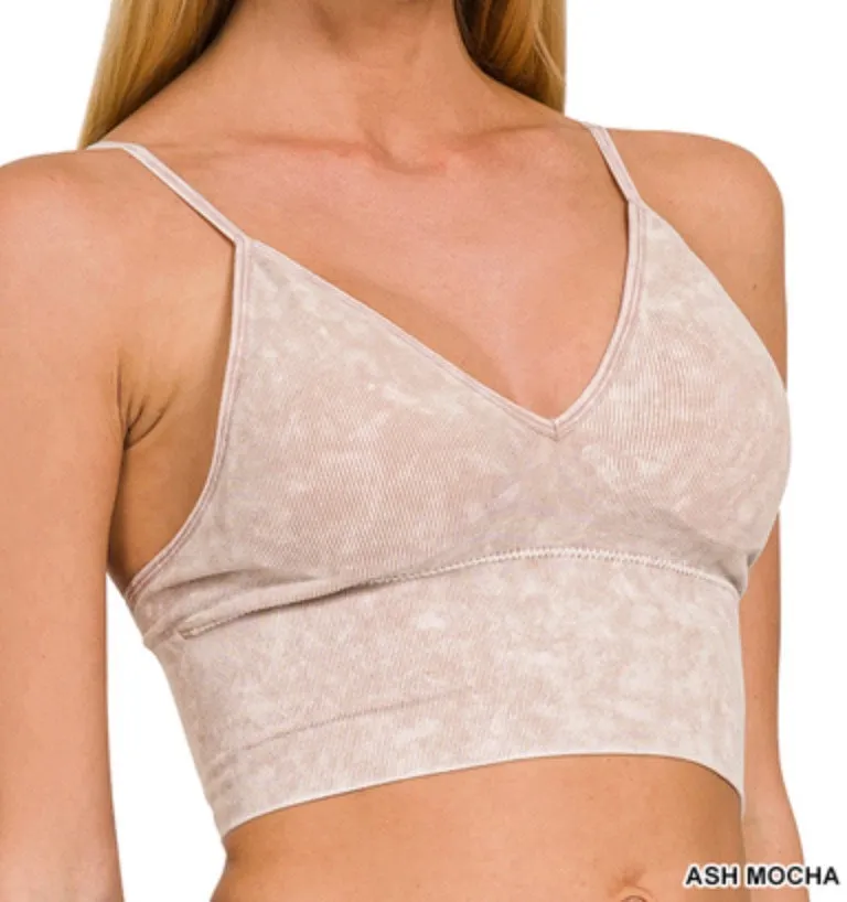 Camila Built-In Bra Tank - Zenana Ribbed Spaghetti Strap Top