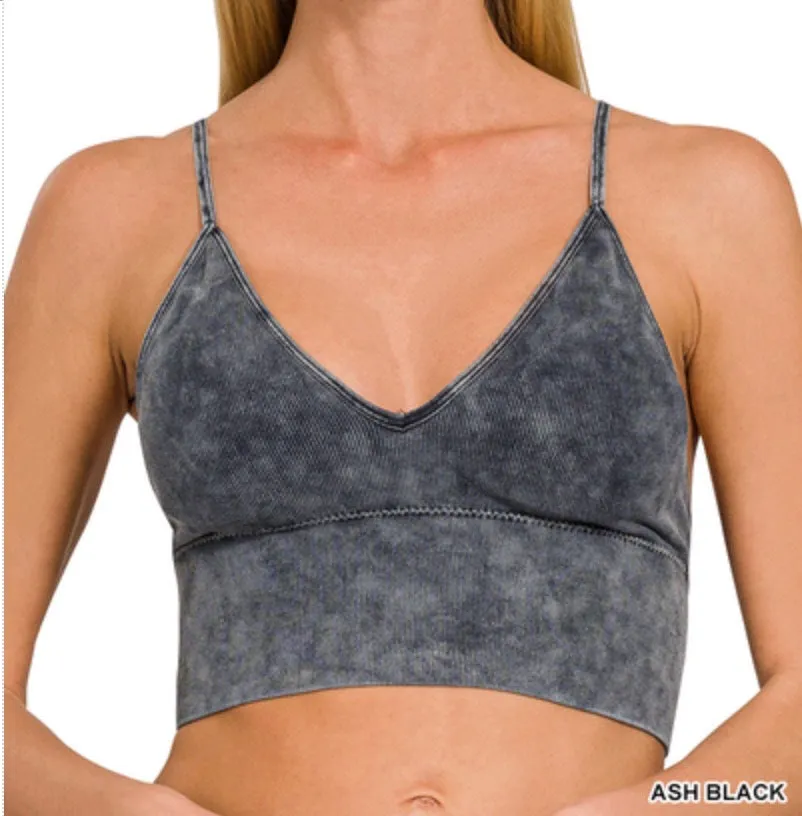 Camila Built-In Bra Tank - Zenana Ribbed Spaghetti Strap Top
