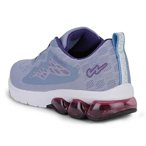 Campus Women's Passion STL Gry/Prpl Running Shoes-5 UK (38 EU) (5G-705)