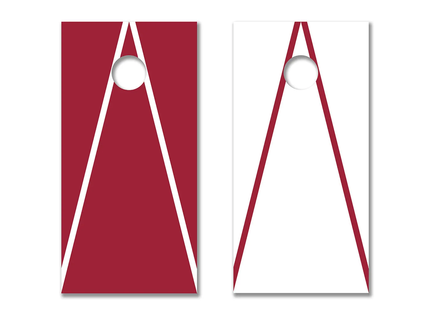 Cardinal and White