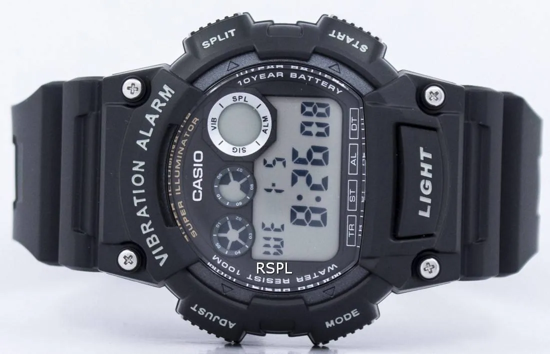 Casio Digital Illuminator W-735H-1AVDF W-735H-1AV Mens Watch