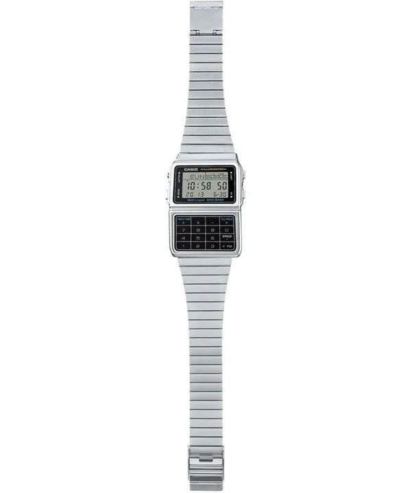 Casio Digital Stainless Steel Data Bank Multi-Lingual DBC-611-1DF DBC-611-1 Mens Watch