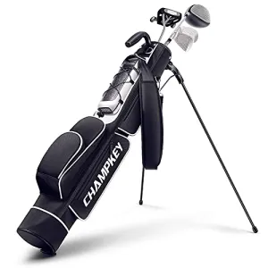 Champkey Lightweight Golf Stand Bag - Easy to Carry & Durable Pitch Golf Bag – Golf Sunday Bag Ideal for Golf Course & Travel