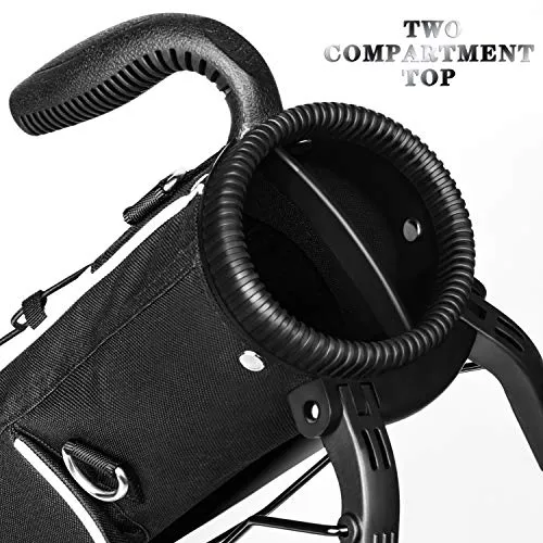 Champkey Lightweight Golf Stand Bag - Easy to Carry & Durable Pitch Golf Bag – Golf Sunday Bag Ideal for Golf Course & Travel