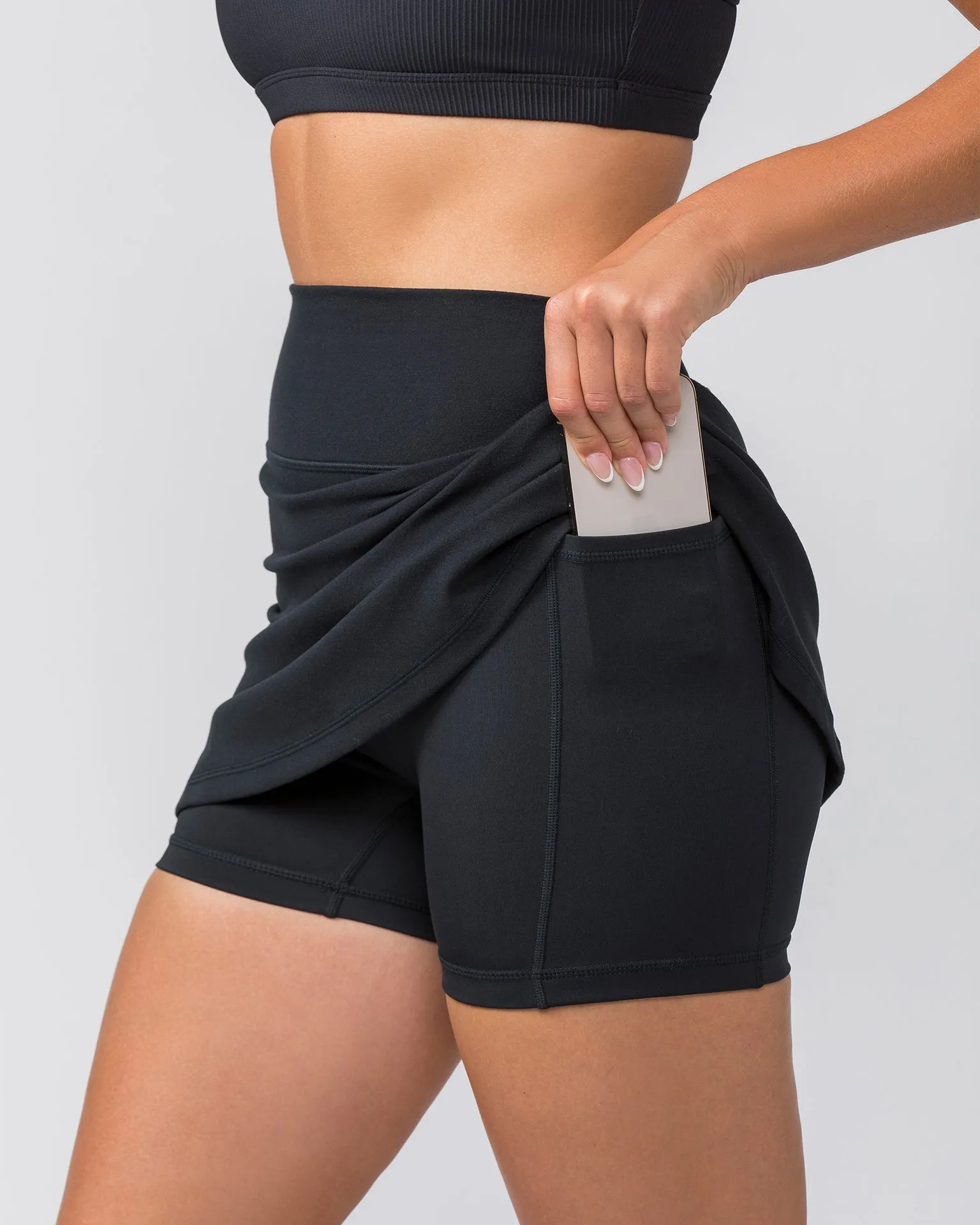 Clubhouse Everyday Skort - Black