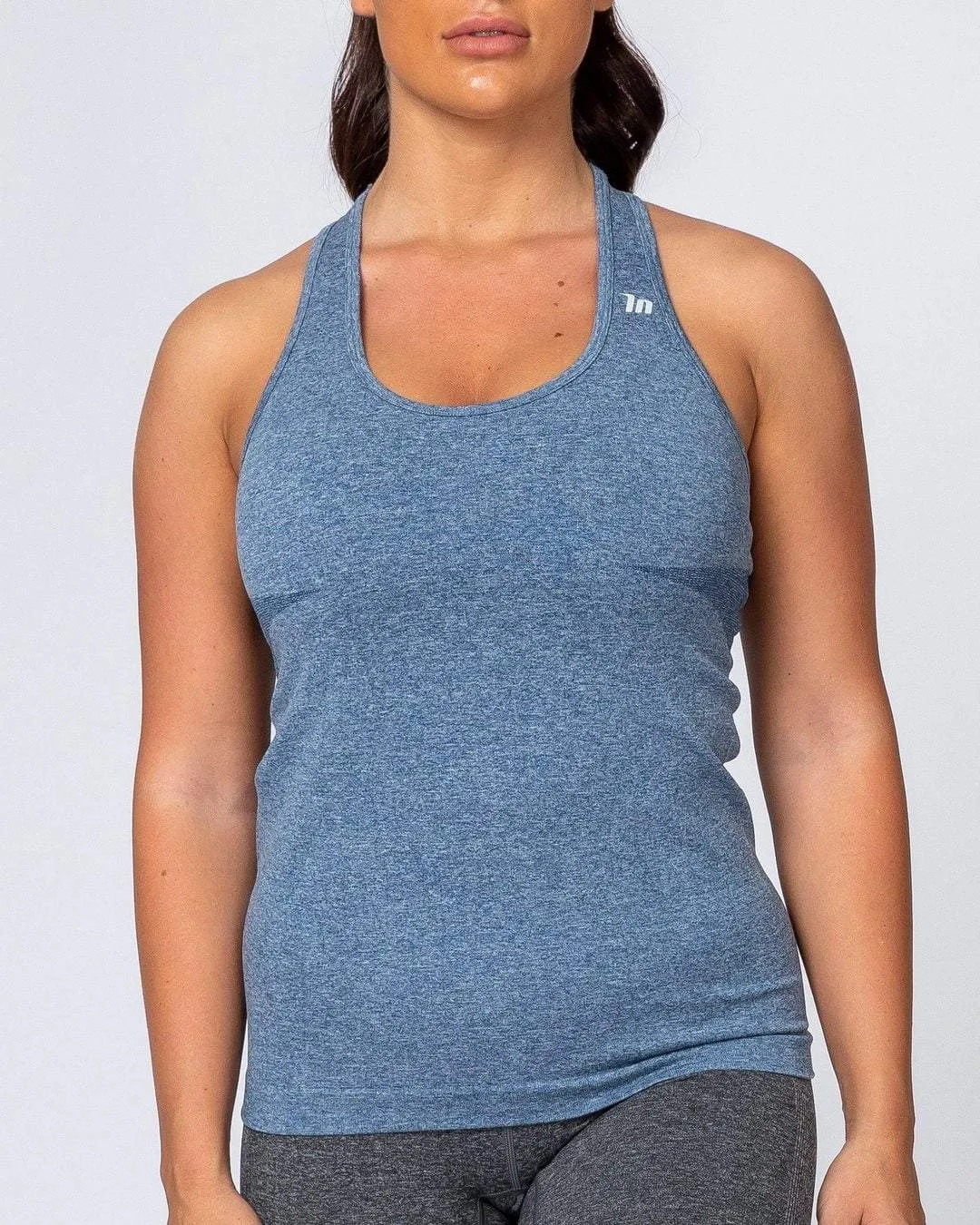 Comfort Seamless Tank - Navy Marl