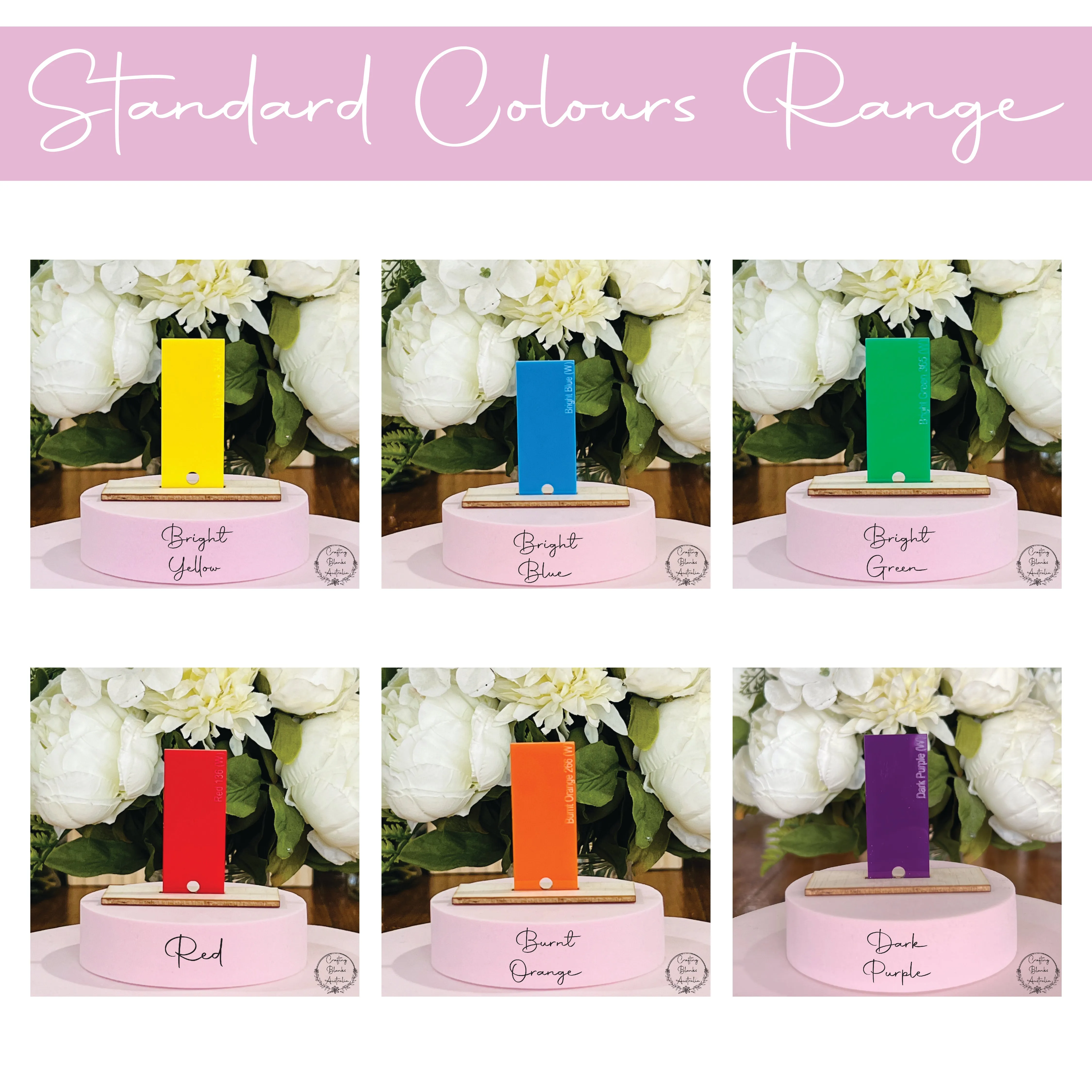 Crown • Double Layer • Blank Bag Tag • 65mm