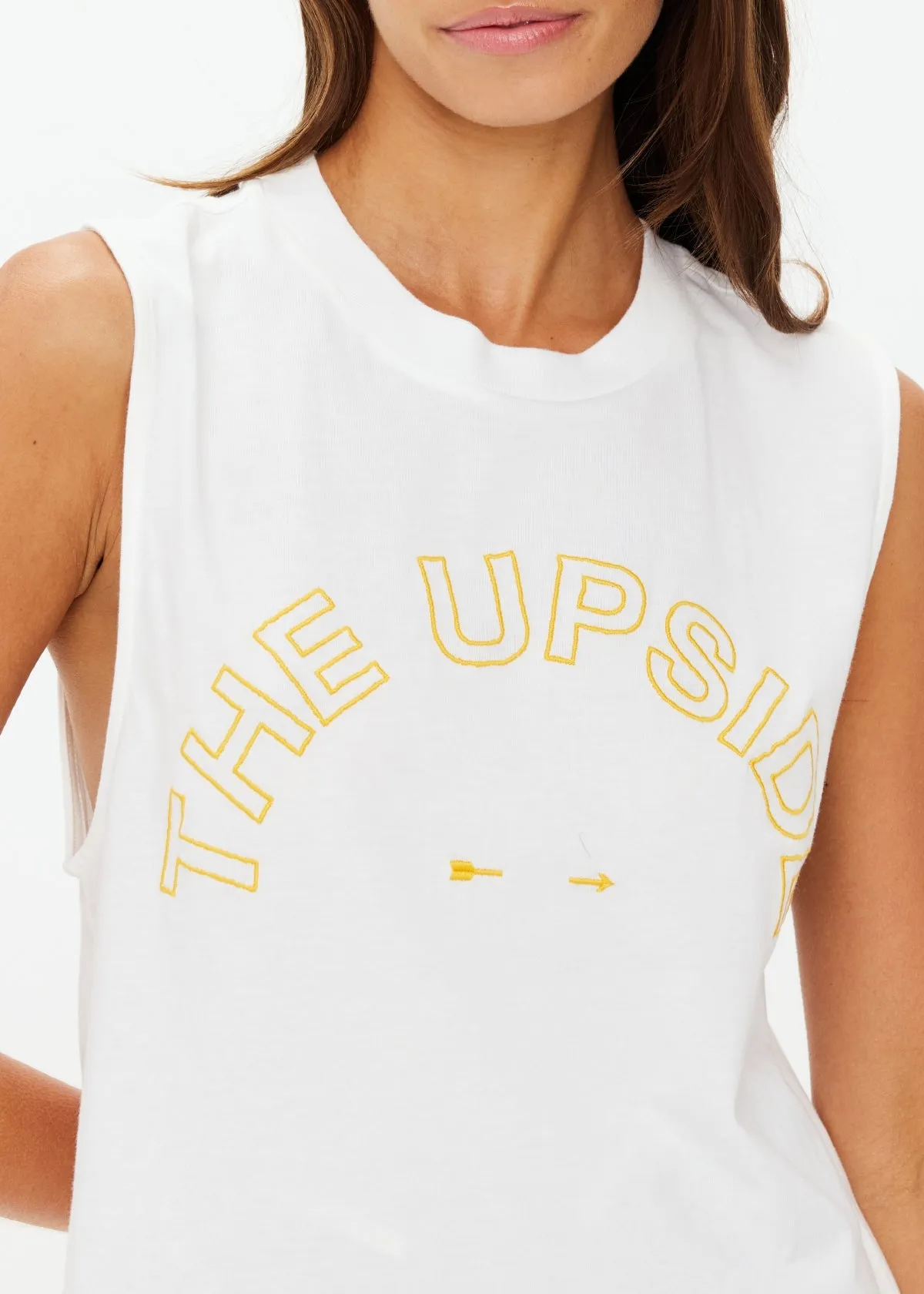 Dawson Logo Tank Top | White