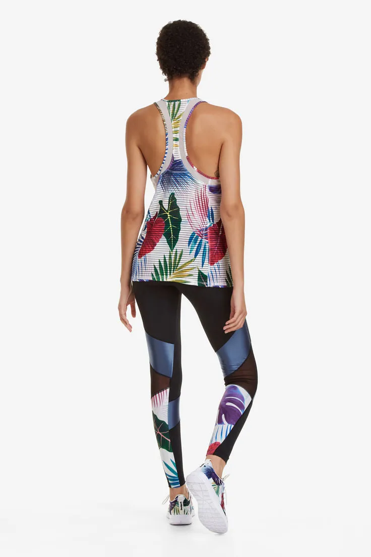 Desigual Sport Racerback Top - Bio Patch
