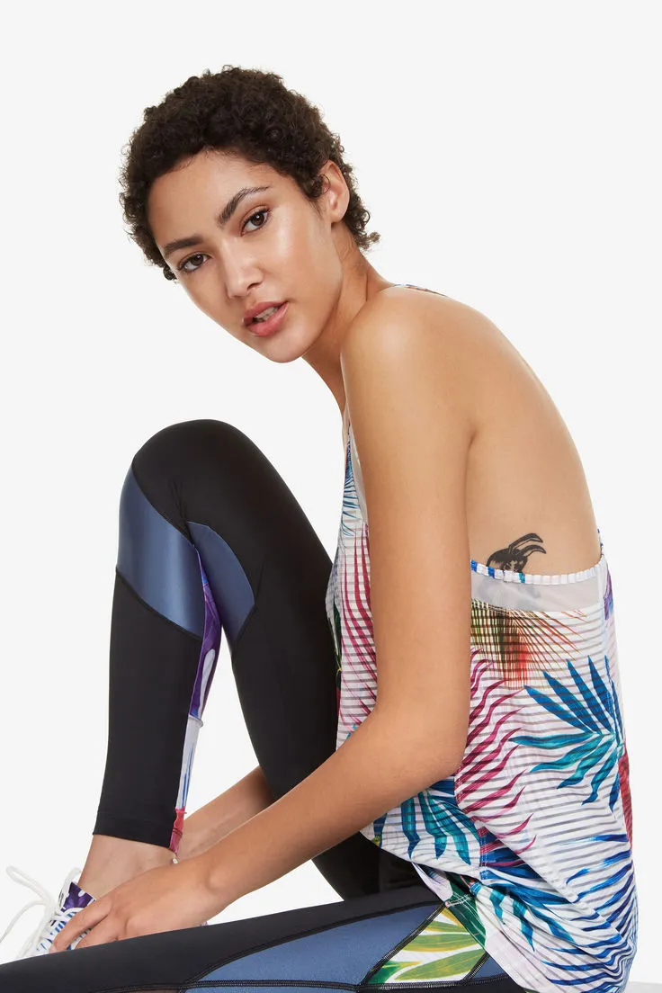 Desigual Sport Racerback Top - Bio Patch