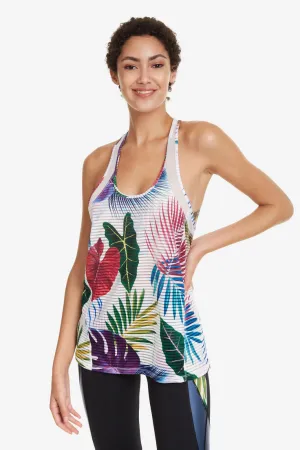 Desigual Sport Racerback Top - Bio Patch