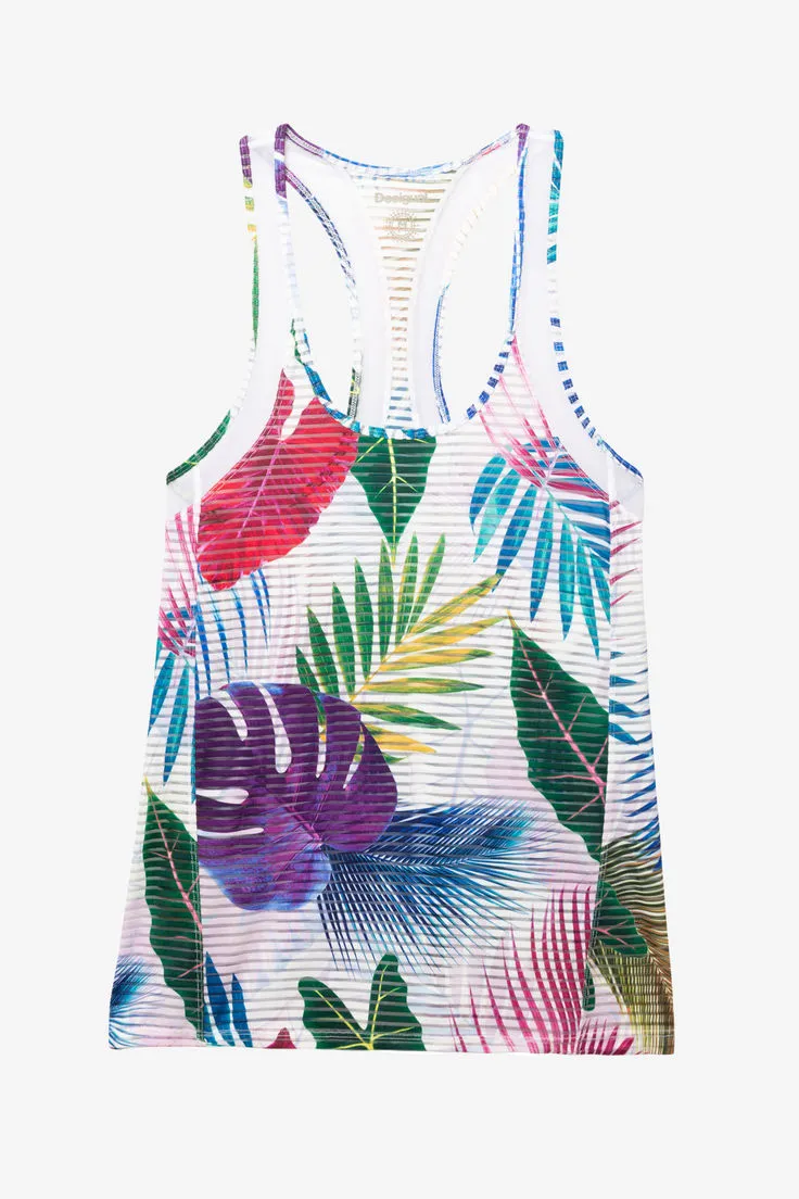 Desigual Sport Racerback Top - Bio Patch