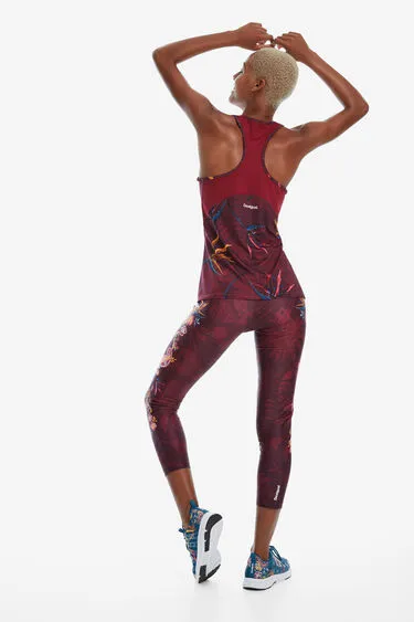 Desigual Sport Racerback Top - Ethnic