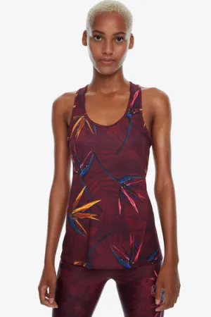 Desigual Sport Racerback Top - Ethnic