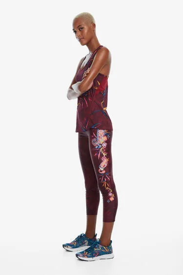 Desigual Sport Racerback Top - Ethnic