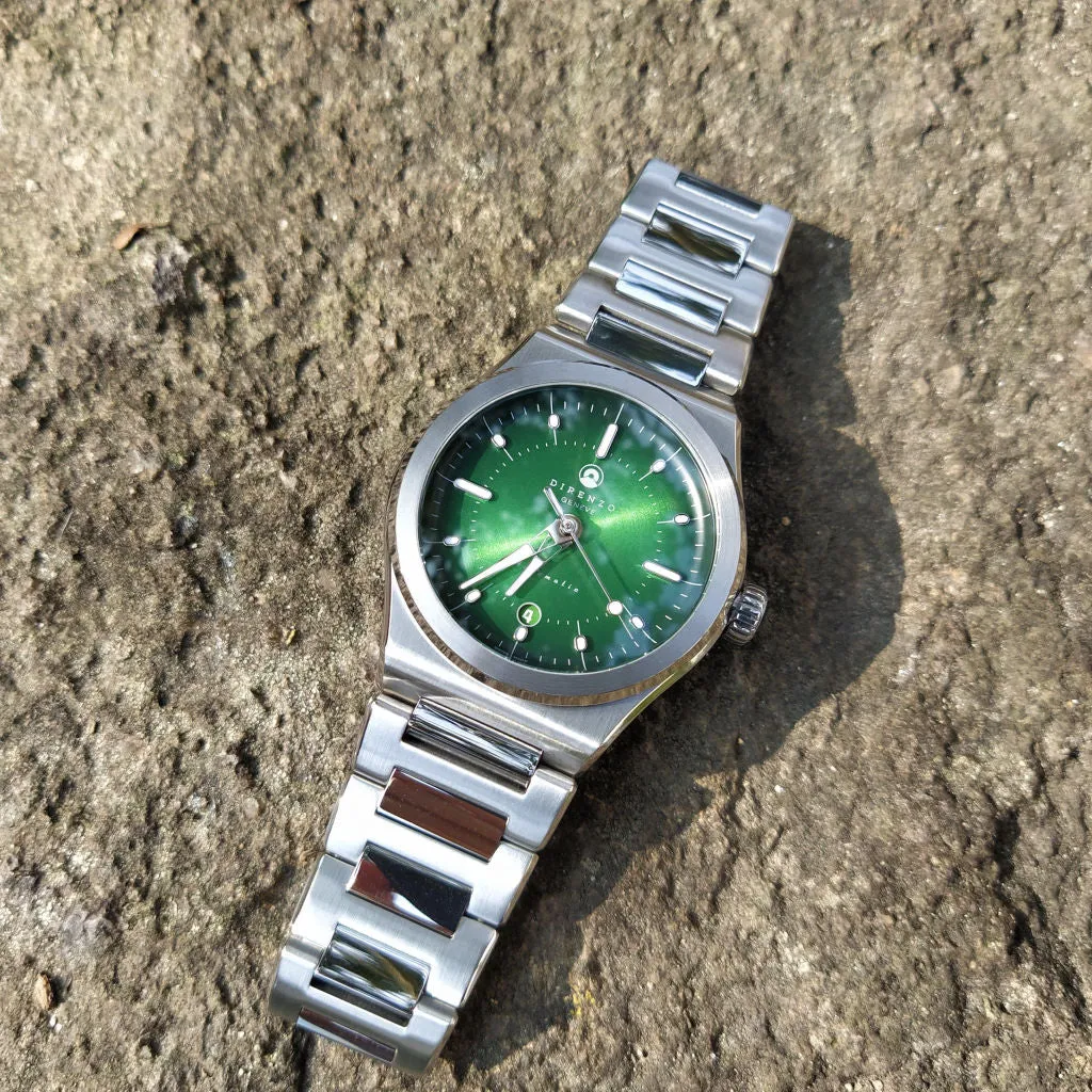 Direnzo DRZ04 Mondial Green - Swiss&nbsp;Made Sports&nbsp;Dress&nbsp;Watch