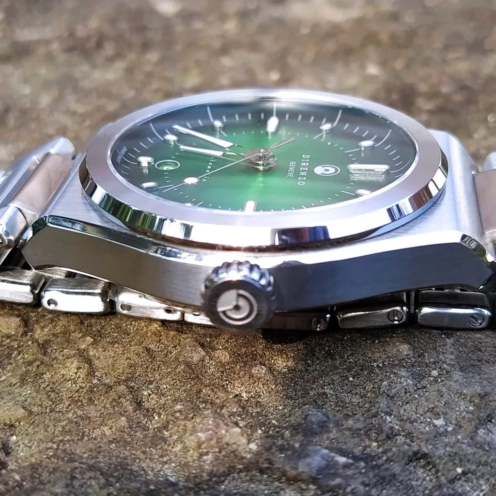 Direnzo DRZ04 Mondial Green - Swiss&nbsp;Made Sports&nbsp;Dress&nbsp;Watch