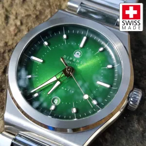 Direnzo DRZ04 Mondial Green - Swiss&nbsp;Made Sports&nbsp;Dress&nbsp;Watch