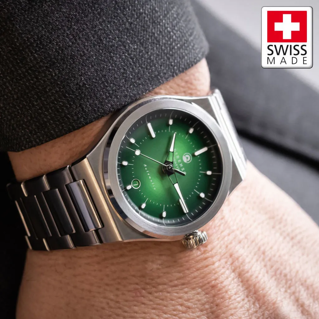 Direnzo DRZ04 Mondial Green - Swiss&nbsp;Made Sports&nbsp;Dress&nbsp;Watch