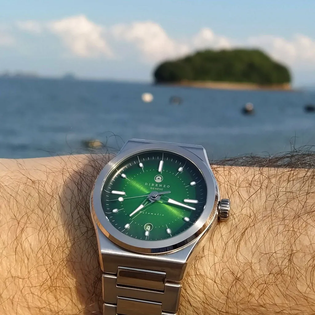 Direnzo DRZ04 Mondial Green - Swiss&nbsp;Made Sports&nbsp;Dress&nbsp;Watch