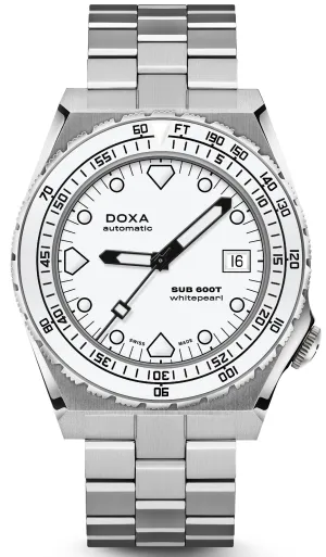 Doxa SUB 600T Whitepearl Bracelet Watch