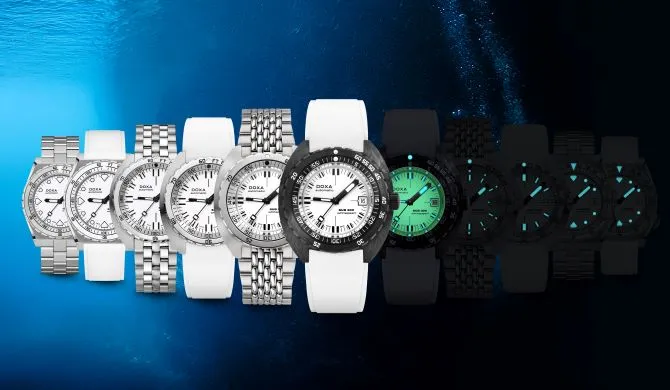 Doxa SUB 600T Whitepearl Bracelet Watch