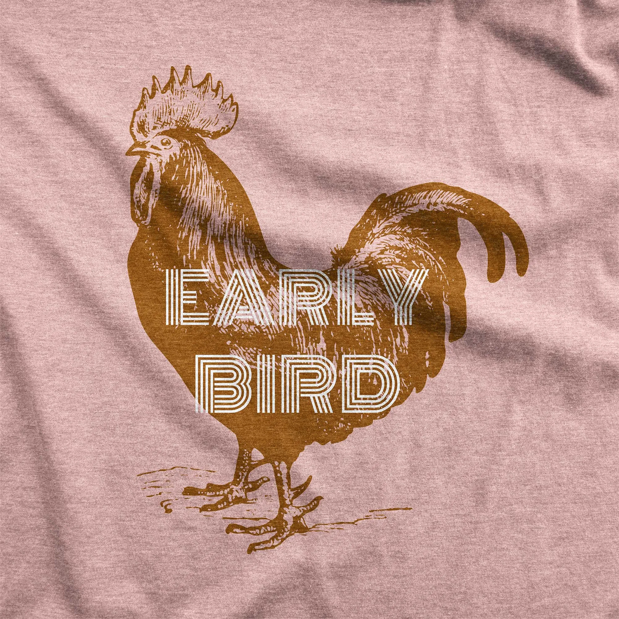 Early Bird Rooster - Women’s Triblend Racerback Tank