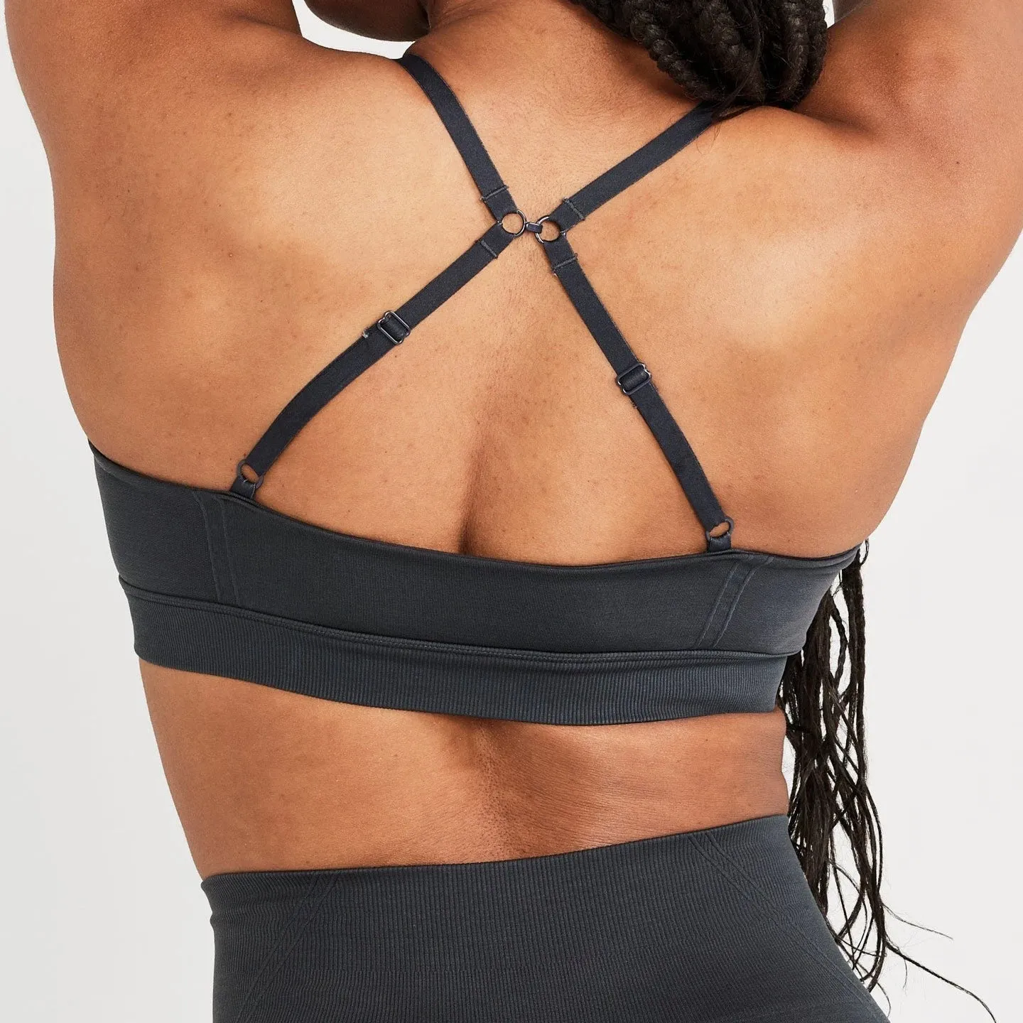 Effortless Micro Bralette - Seamless Convertible Racerback Sports Bra