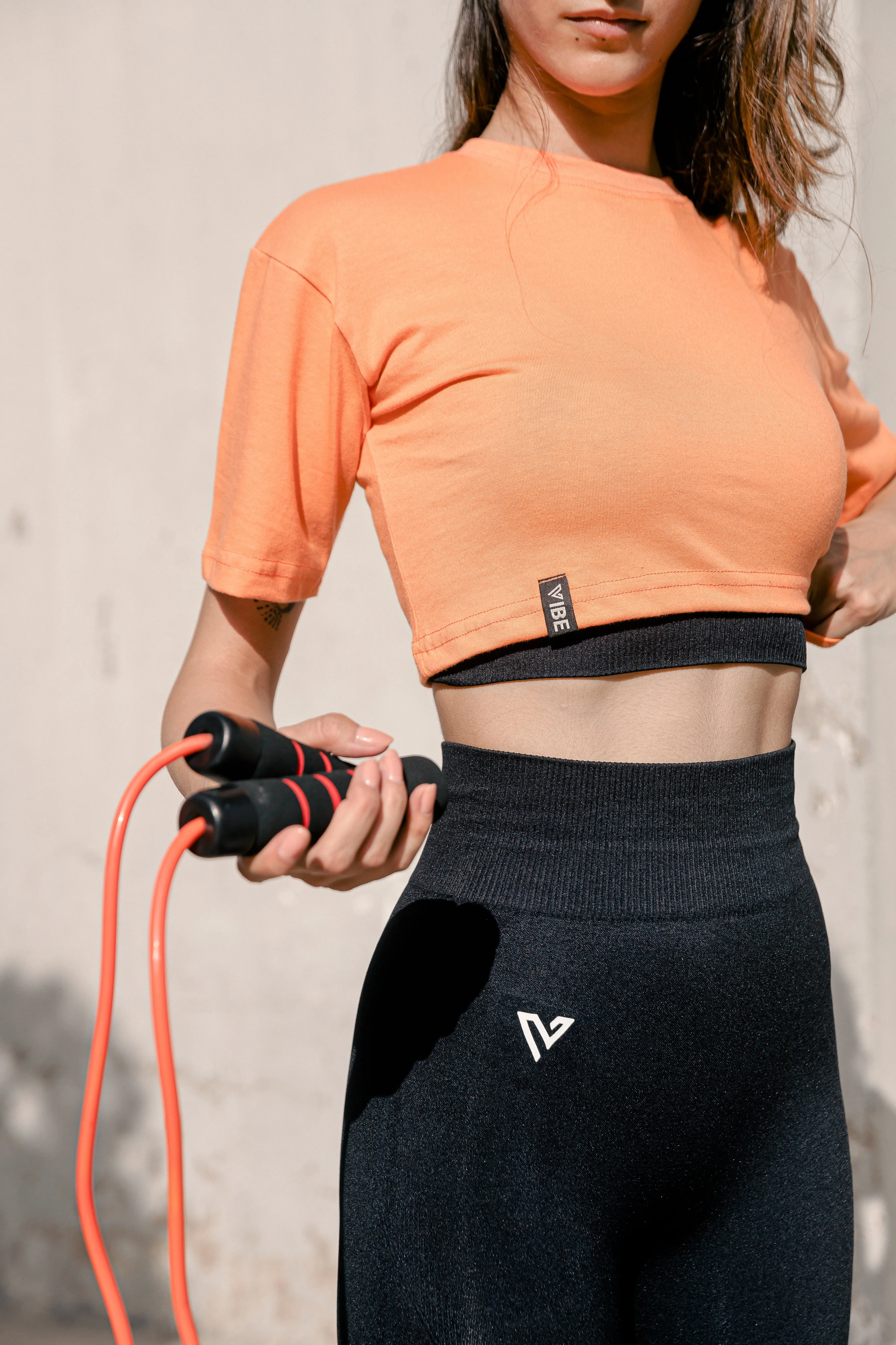 Essential Crop Top Orange