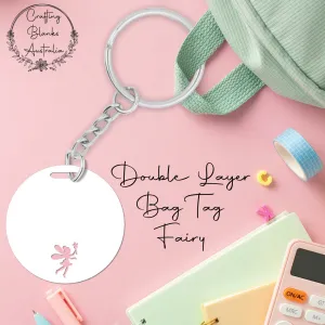 Fairy • Double Layer • Blank Bag Tag • 65mm