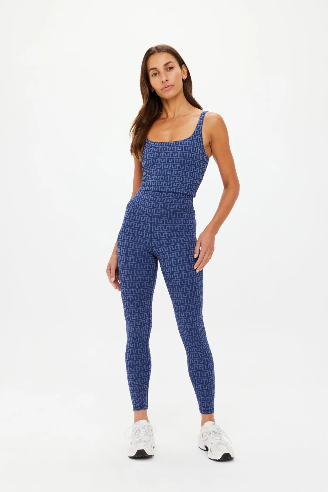 Farrow Lucia Scoop Crop | Denim