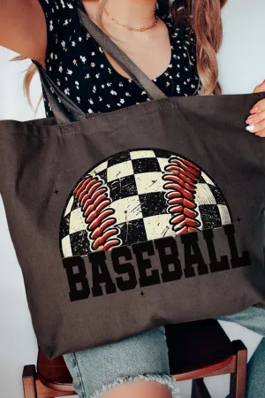 Fastball Fever Canvas Jumbo Tote