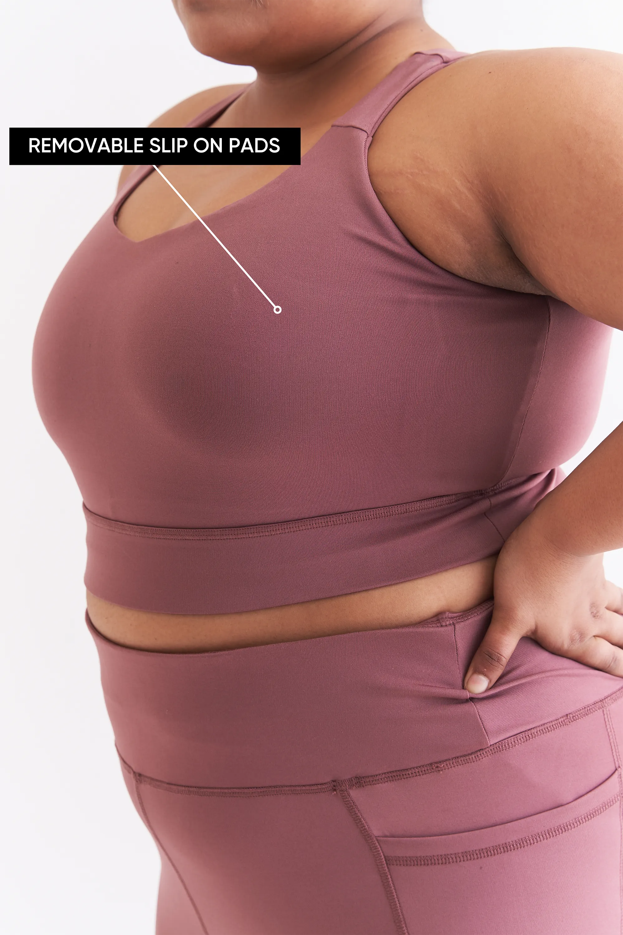 Feel Comfy Bra: Rose Brown