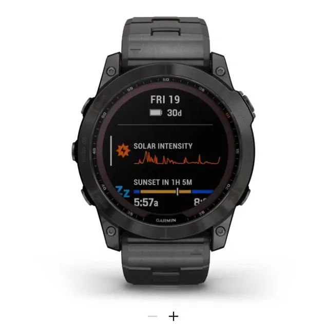 Fenix 7X Sapphire Carbon Grey With Titanium Band