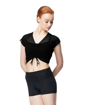Floretta Mesh Cap Sleeve Top