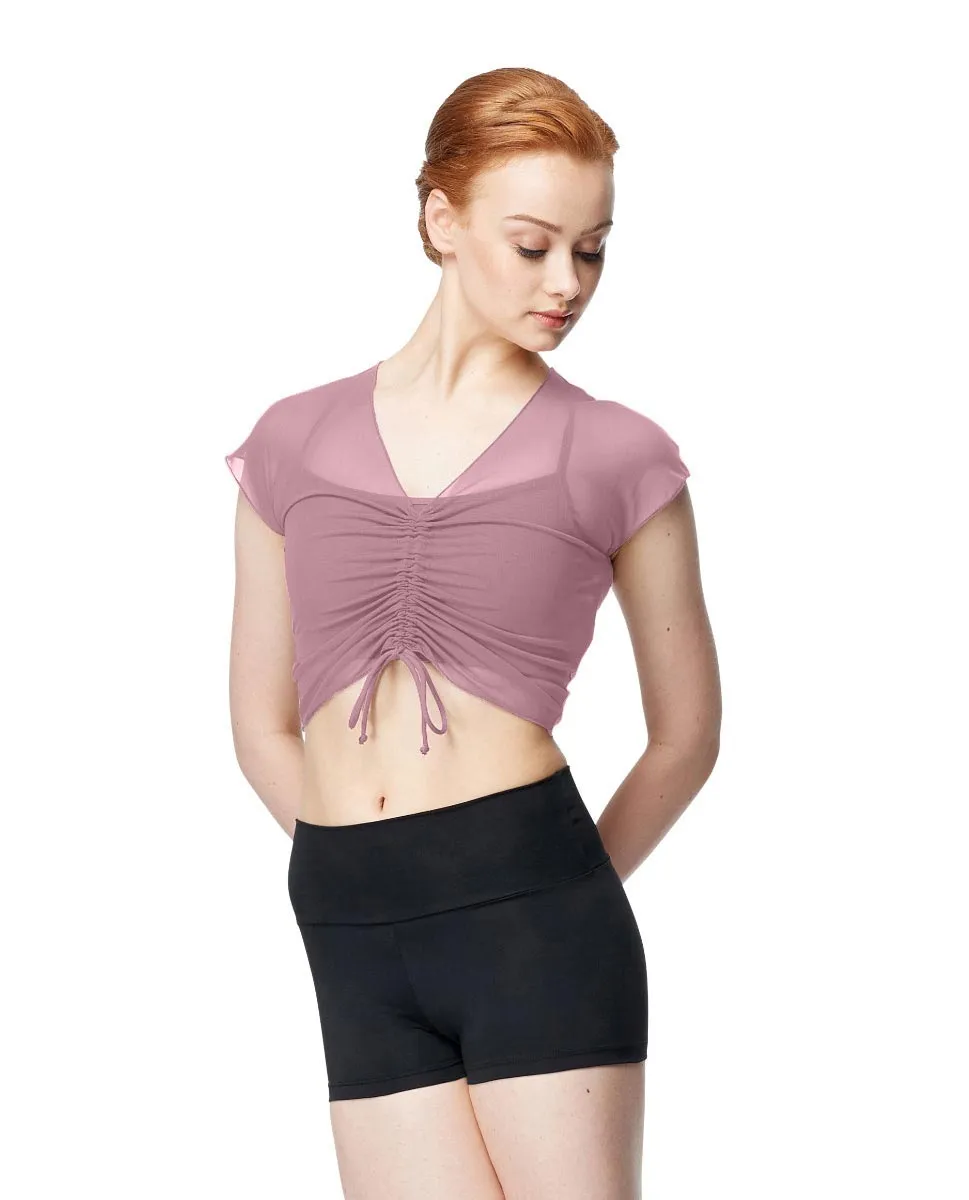 Floretta Mesh Cap Sleeve Top