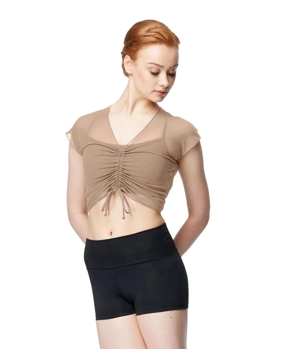 Floretta Mesh Cap Sleeve Top