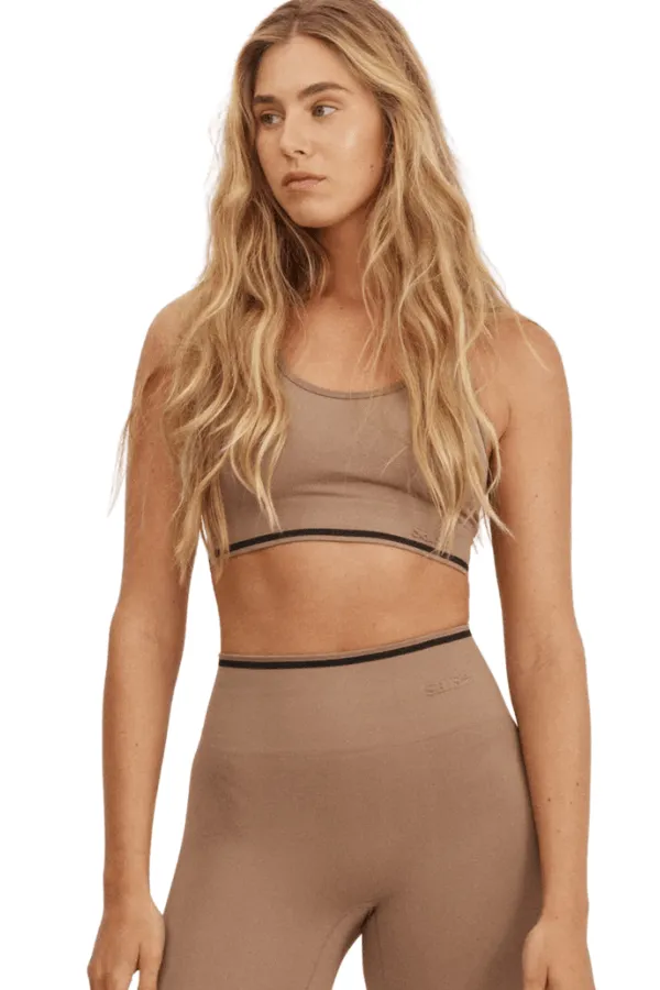 Form Racerback Bralette - Brown