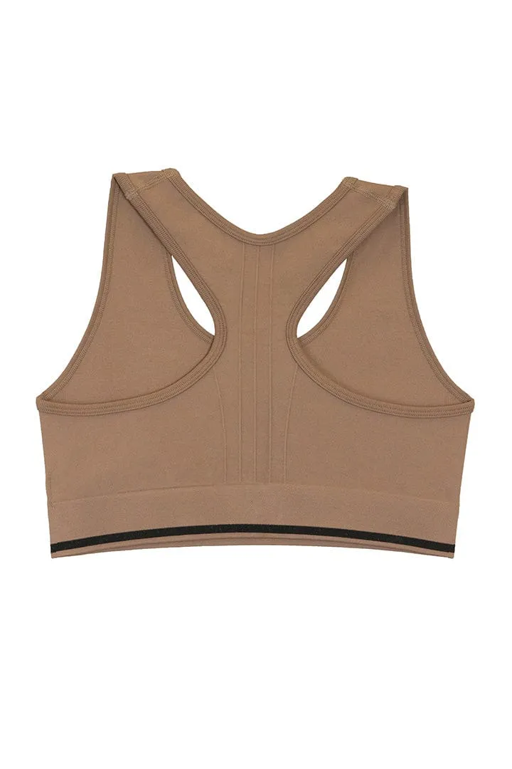 Form Racerback Bralette - Brown