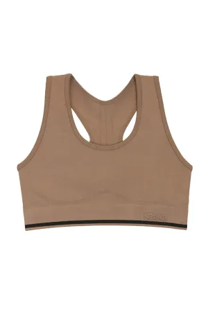 Form Racerback Bralette - Brown