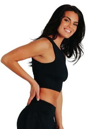 Free Range Sports Bra in Black