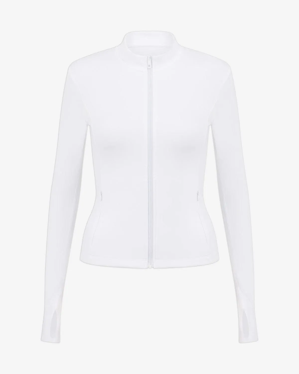 Freedom Pocket Zip Up Jacket | White