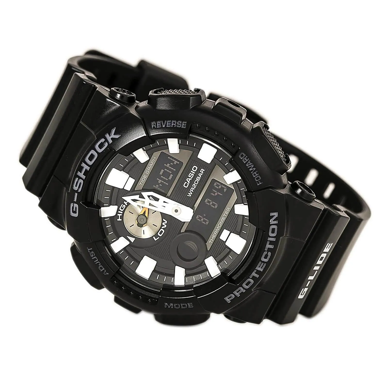 G-Shock G-Lide Black Plastic Sport Men's Watch GAX100B-1A