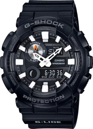 G-Shock G-Lide Black Plastic Sport Men's Watch GAX100B-1A